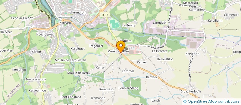 localisation de l'entreprise MONSIEUR PHILIPPE HUET  DOUARNENEZ