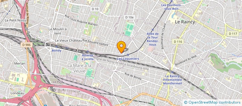 localisation de l'entreprise MONSIEUR PHILIPPE HUEVA MUNOZ à BONDY