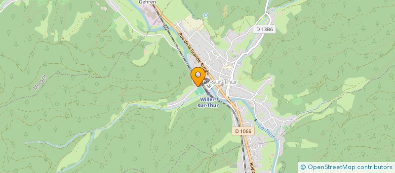 localisation de l'entreprise MONSIEUR PHILIPPE HUG  WILLER-SUR-THUR