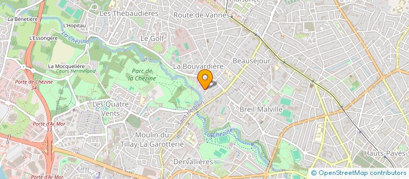localisation de l'entreprise MONSIEUR PHILIPPE HUGUET à SAINT-HERBLAIN
