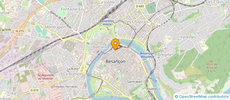 localisation de l'entreprise MONSIEUR PHILIPPE HUMBERT  BESANCON