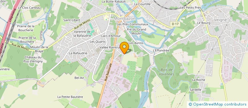 localisation de l'entreprise MONSIEUR PHILIPPE HUMBERT à MONTBAZON