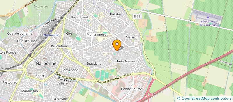 localisation de l'entreprise MONSIEUR PHILIPPE HUMEZ  NARBONNE