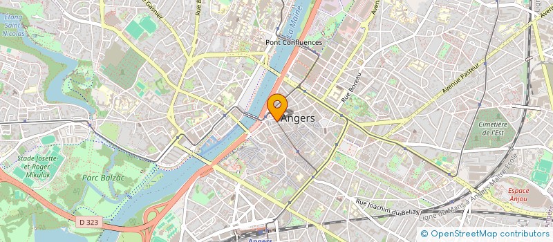 localisation de l'entreprise MONSIEUR PHILIPPE HUN à ANGERS