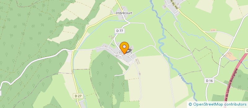 localisation de l'entreprise MONSIEUR PHILIPPE HUNZIKER  VOUXEY