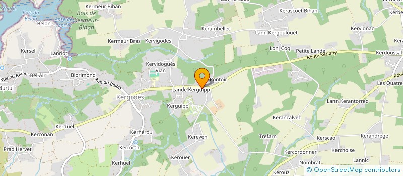 localisation de l'entreprise MONSIEUR PHILIPPE HUON  MOELAN-SUR-MER