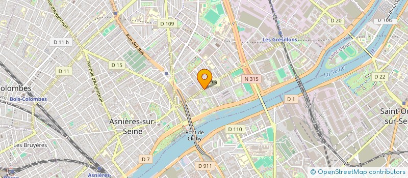 localisation de l'entreprise MONSIEUR PHILIPPE HUREL à ASNIERES-SUR-SEINE
