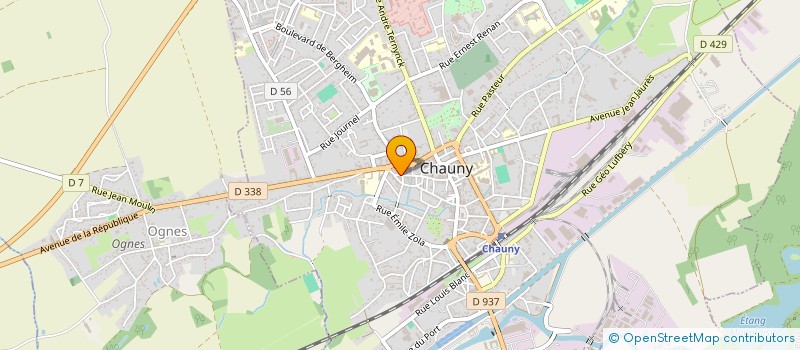 localisation de l'entreprise MONSIEUR PHILIPPE HURIER à CHAUNY
