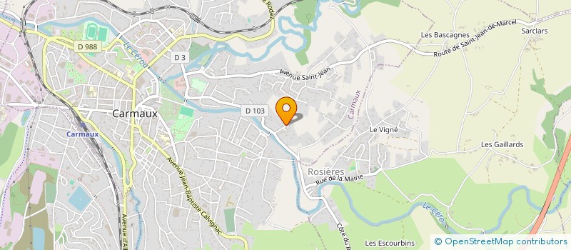 localisation de l'entreprise MONSIEUR PHILIPPE IGLESIAS  CARMAUX