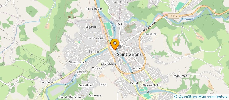 localisation de l'entreprise MONSIEUR PHILIPPE IGONENE à SAINT-GIRONS