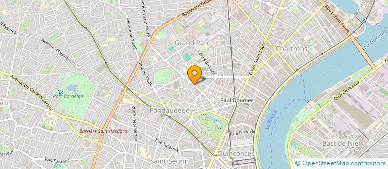 localisation de l'entreprise MONSIEUR PHILIPPE IMBERT  BORDEAUX