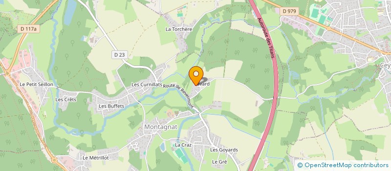 localisation de l'entreprise MONSIEUR PHILIPPE INVERNIZZI  MONTAGNAT