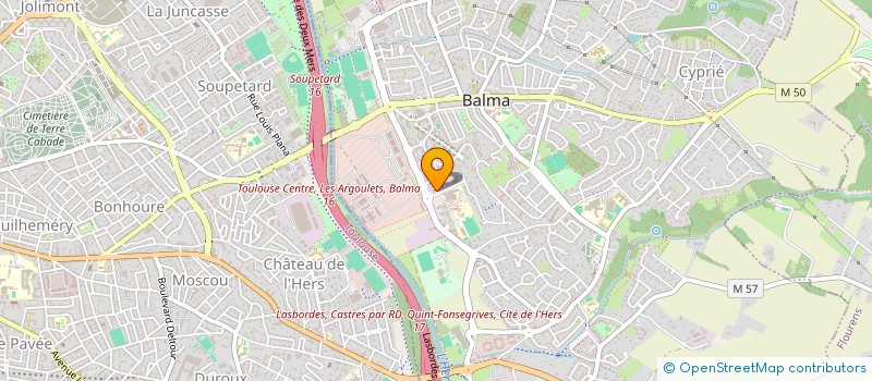 localisation de l'entreprise MONSIEUR PHILIPPE IRUELA  BALMA