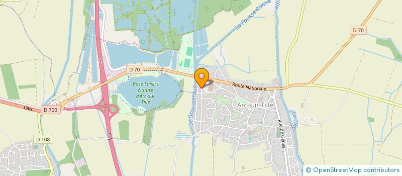 localisation de l'entreprise MONSIEUR PHILIPPE ISABEY  ARC-SUR-TILLE