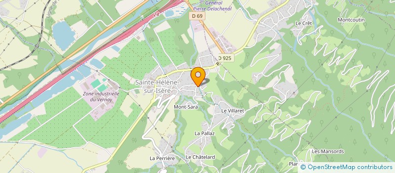 localisation de l'entreprise MONSIEUR PHILIPPE ISSICHOS à SAINTE-HELENE-SUR-ISERE