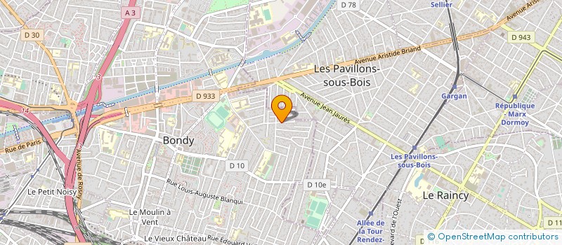 localisation de l'entreprise MONSIEUR PHILIPPE IVGC  BONDY