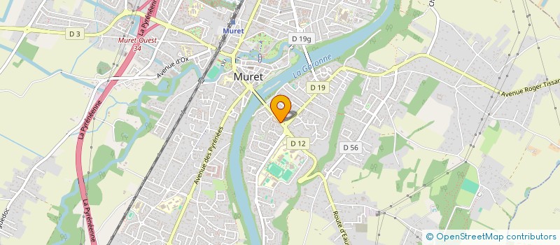 localisation de l'entreprise MONSIEUR PHILIPPE IZQUIERDO  MURET