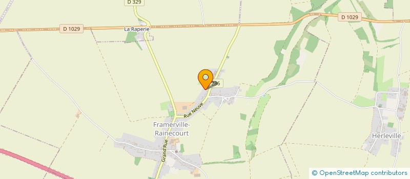 localisation de l'entreprise MONSIEUR PHILIPPE JACMAIN  FRAMERVILLE-RAINECOURT