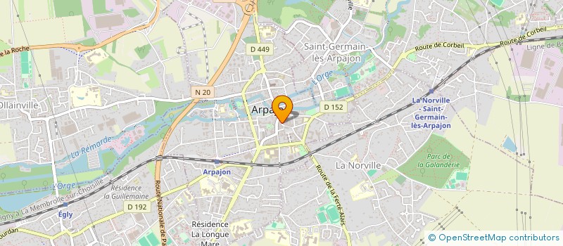 localisation de l'entreprise MONSIEUR PHILIPPE JACOB à ARPAJON
