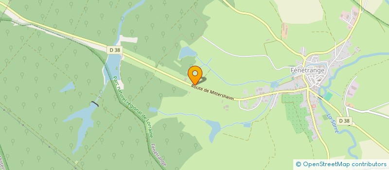 localisation de l'entreprise MONSIEUR PHILIPPE JACOB  FENETRANGE