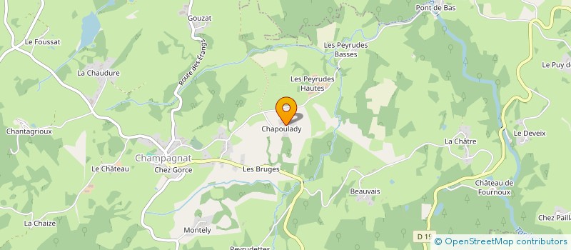 localisation de l'entreprise MONSIEUR PHILIPPE JACQUEROUD à BELLEGARDE-EN-MARCHE