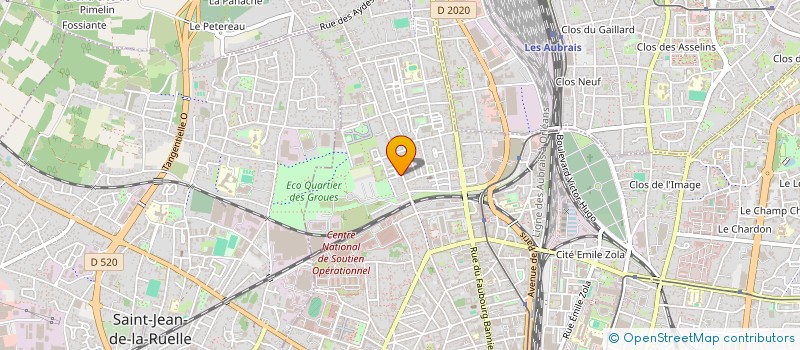 localisation de l'entreprise MONSIEUR PHILIPPE JACQUES  ORLEANS