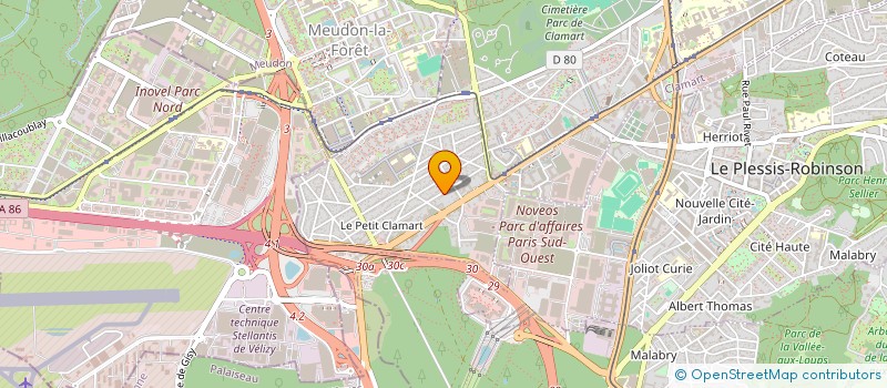 localisation de l'entreprise MONSIEUR PHILIPPE JACQUES MONTIGNY à CLAMART
