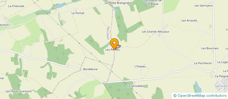 localisation de l'entreprise MONSIEUR PHILIPPE JACQUET  SENNEVIERES