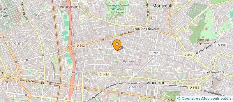 localisation de l'entreprise MONSIEUR PHILIPPE JACQUIER à MONTREUIL