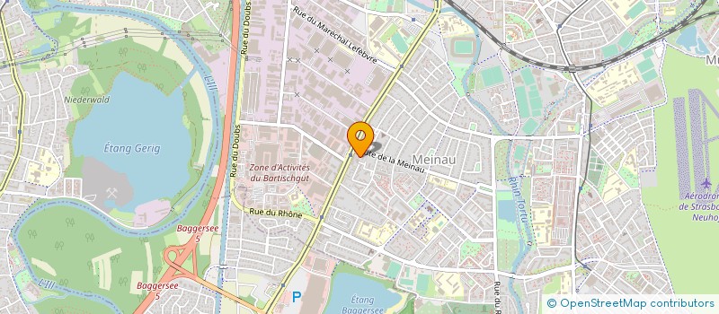 localisation de l'entreprise MONSIEUR PHILIPPE JACQUOT à STRASBOURG