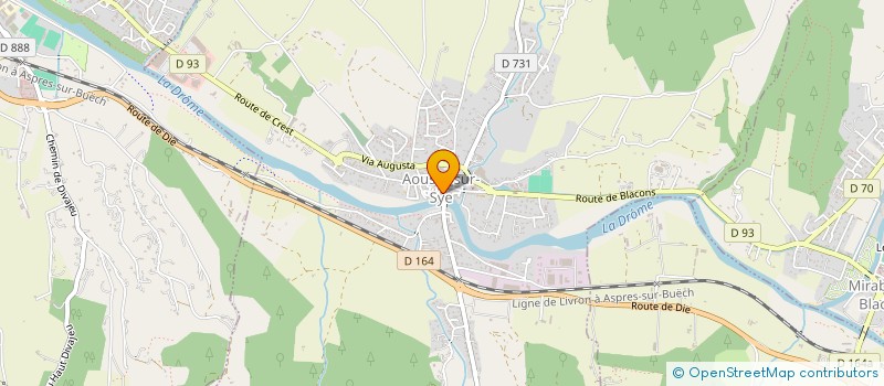 localisation de l'entreprise MONSIEUR PHILIPPE JACQUOT à AOUSTE-SUR-SYE