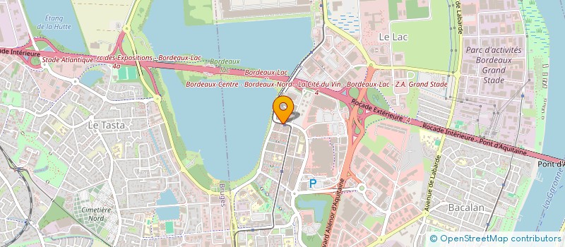 localisation de l'entreprise MONSIEUR PHILIPPE JACQUOT  BORDEAUX