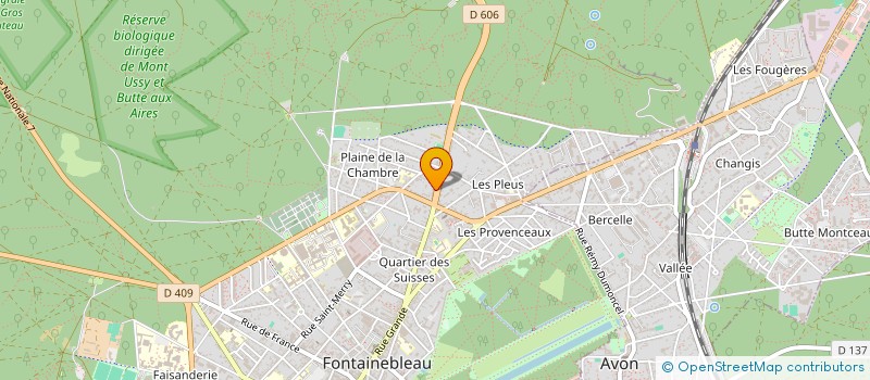 localisation de l'entreprise MONSIEUR PHILIPPE JADAUD à FONTAINEBLEAU