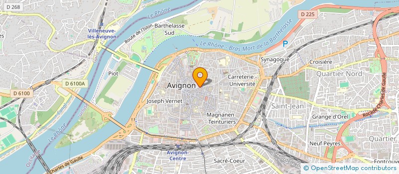 localisation de l'entreprise MONSIEUR PHILIPPE JAFFRE  AVIGNON