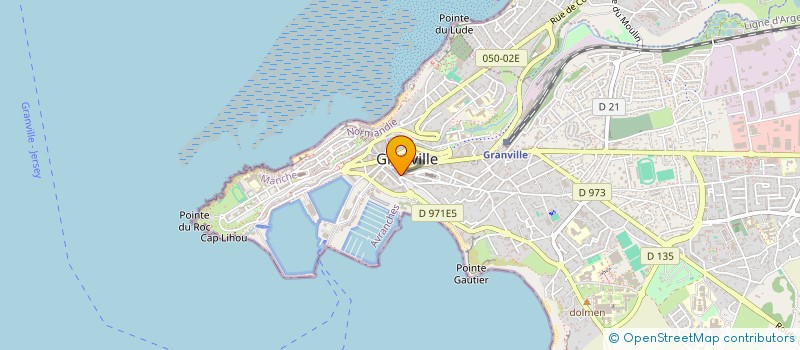 localisation de l'entreprise MONSIEUR PHILIPPE JALABER  GRANVILLE