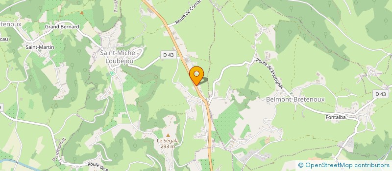 localisation de l'entreprise MONSIEUR PHILIPPE JAMBOU  SAINT-MICHEL-LOUBEJOU