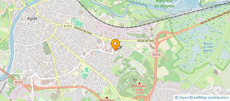 localisation de l'entreprise MONSIEUR PHILIPPE JAMBU  AGDE