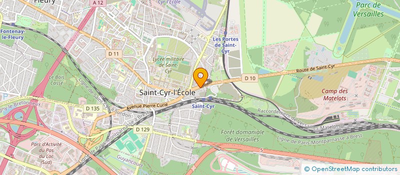 localisation de l'entreprise MONSIEUR PHILIPPE JAMIN à SAINT-CYR-L'ECOLE