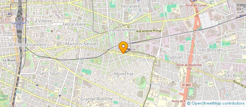 localisation de l'entreprise MONSIEUR PHILIPPE JAMIN  LYON