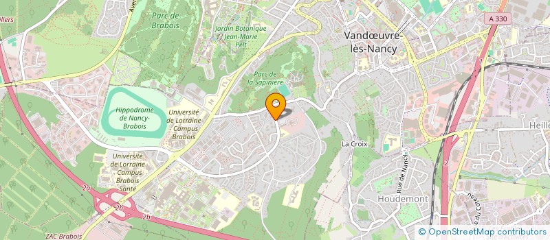 localisation de l'entreprise MONSIEUR PHILIPPE JANIN  VANDUVRE-LES-NANCY