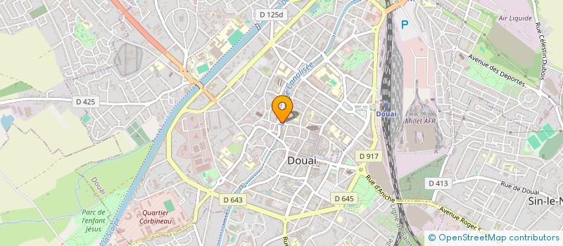 localisation de l'entreprise MONSIEUR PHILIPPE JANNEAU à DOUAI
