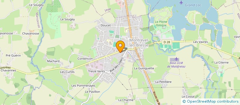 localisation de l'entreprise MONSIEUR PHILIPPE JANNEL à MONTREVEL-EN-BRESSE