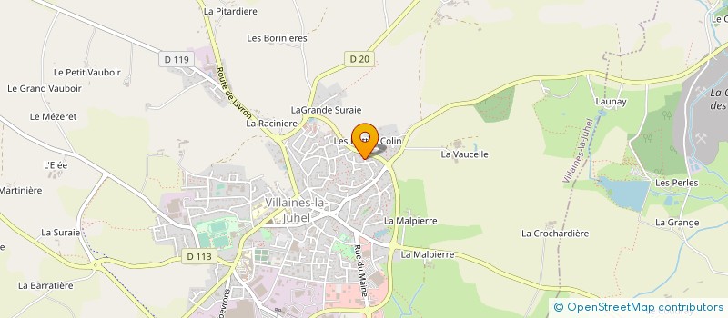 localisation de l'entreprise MONSIEUR PHILIPPE JANVIER  VILLAINES-LA-JUHEL