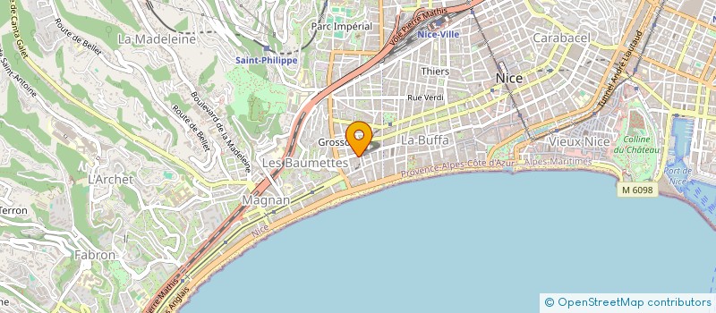 localisation de l'entreprise MONSIEUR PHILIPPE JARJAVAL à NICE