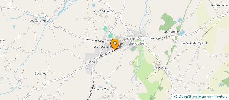 localisation de l'entreprise MONSIEUR PHILIPPE JARREAU à SAINT-DENIS-DE-JOUHET