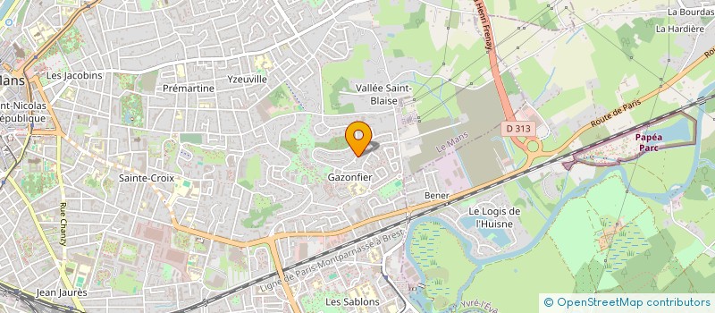 localisation de l'entreprise MONSIEUR PHILIPPE JARRY  LE MANS