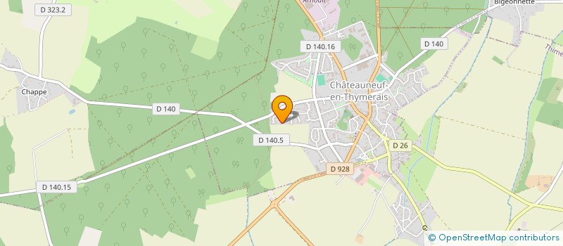 localisation de l'entreprise MONSIEUR PHILIPPE JARRY à CHATEAUNEUF-EN-THYMERAIS