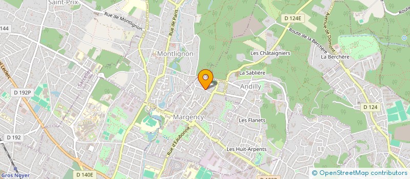 localisation de l'entreprise MONSIEUR PHILIPPE JAULIN  MARGENCY