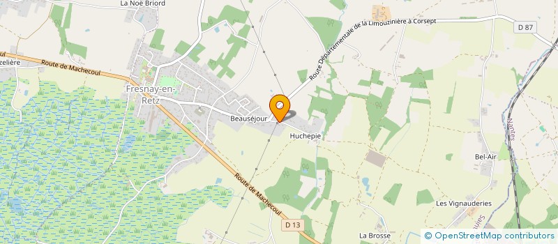 localisation de l'entreprise MONSIEUR PHILIPPE JAUNET  VILLENEUVE-EN-RETZ