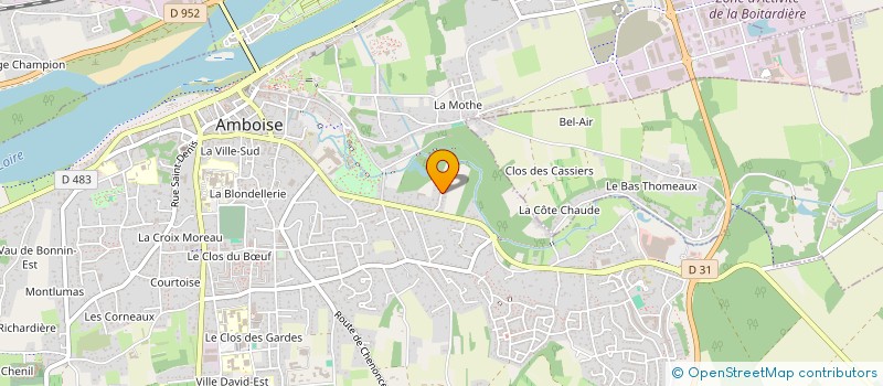 localisation de l'entreprise MONSIEUR PHILIPPE JAUNET  AMBOISE